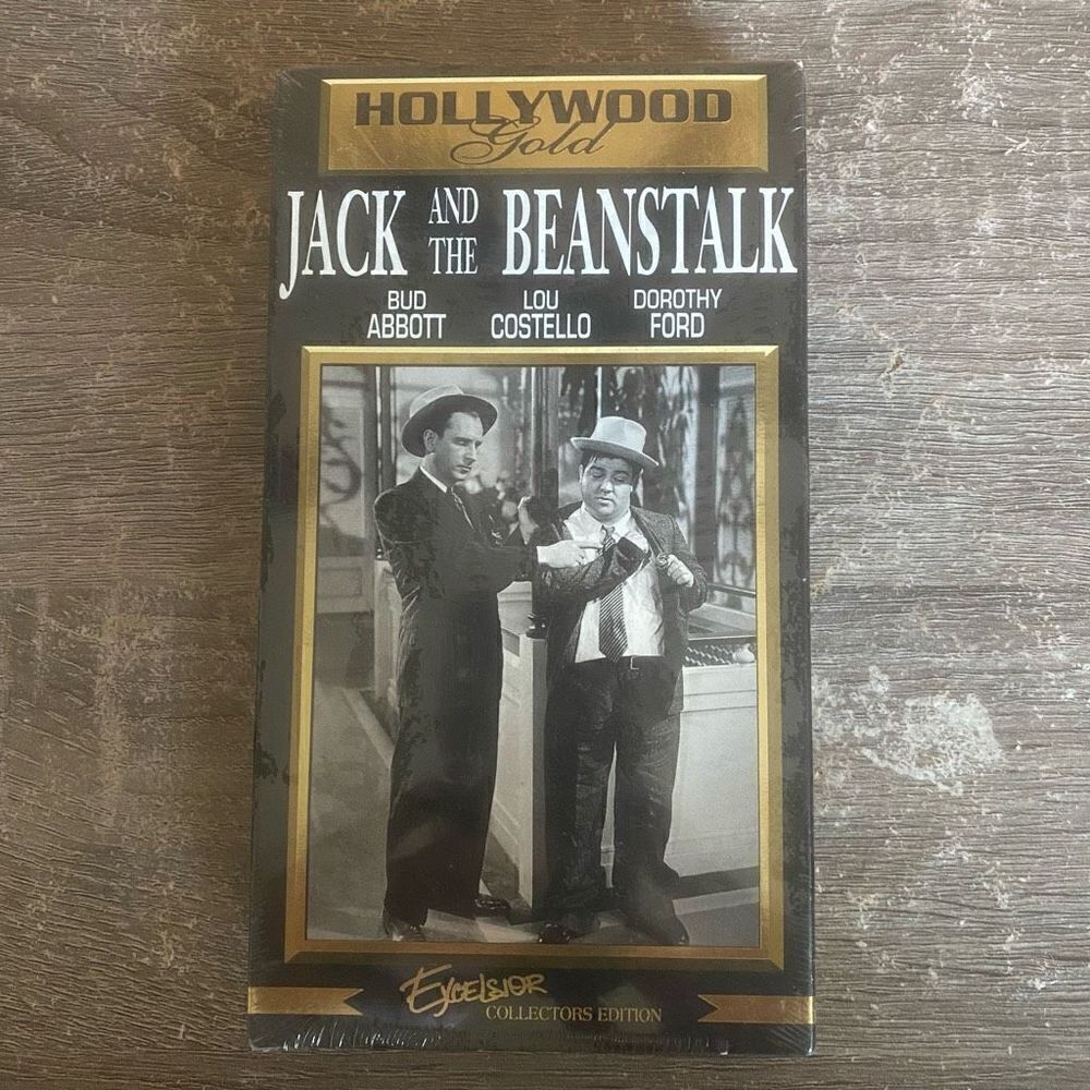 Madacy Entertainment Jack and The Beanstock‎ Bud Abbott Lou Costello VHS NWT